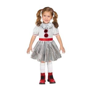 Pennywise ‘IT’ Inspired Girl’s Clown Dress Costume [5/6]